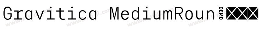 Gravitica MediumRoun字体转换